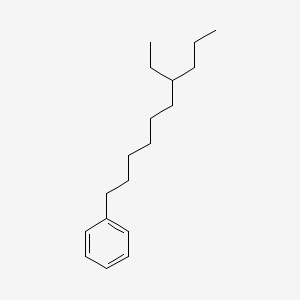 molecular formula C18H30 B12645122 (7-Ethyldecyl)benzene 