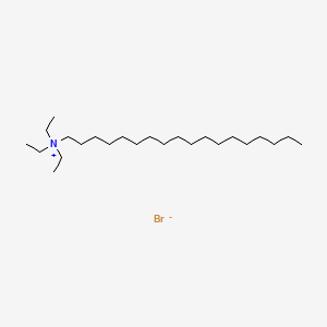 molecular formula C24H52BrN B12645133 Triethyloctadecylammonium bromide CAS No. 3881-14-9