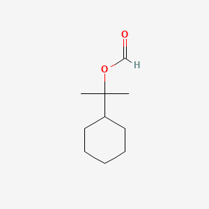 molecular formula C10H18O2 B12645147 2-Cyclohexyl-2-propyl formate CAS No. 63574-01-6