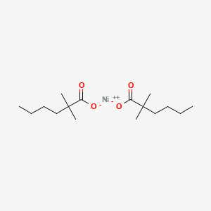 molecular formula C16H30NiO4 B12645170 Dimethylhexanoic acid, nickel salt CAS No. 93983-68-7