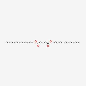 molecular formula C29H56O4 B12645188 Didodecyl glutarate CAS No. 26719-91-5