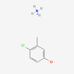 molecular formula C7H10ClNO B12645203 Ammonium 4-chloro-m-cresolate CAS No. 85283-55-2
