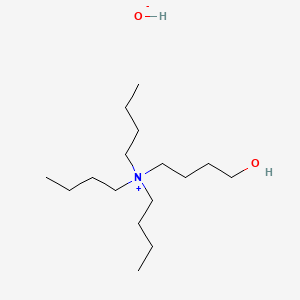 molecular formula C16H37NO2 B12645240 Tetrabutyl(4-hydroxy)ammonium hydroxide CAS No. 93839-29-3