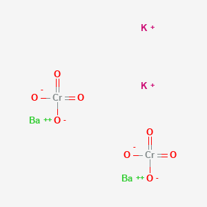 molecular formula Ba2Cr2K2O8+2 B12645254 Chromic acid, barium potassium salt CAS No. 27133-66-0