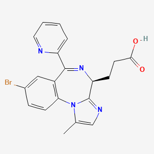 molecular formula C20H17BrN4O2 B12645274 Unii-0hxb5NG8TY CAS No. 960305-91-3