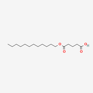 molecular formula C17H32O4 B12645275 Dodecyl hydrogen glutarate CAS No. 94278-10-1