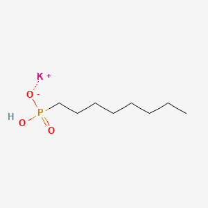molecular formula C8H18KO3P B12645278 Potassium hydrogen octylphosphonate CAS No. 58840-33-8