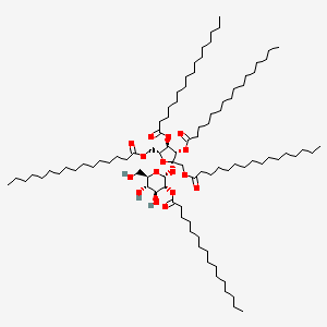 molecular formula C92H172O16 B12645306 Sucrose pentapalmitate CAS No. 29063-58-9