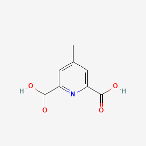 molecular formula C8H7NO4 B12645326 4-Methylpyridine-2,6-dicarboxylic acid CAS No. 37645-36-6