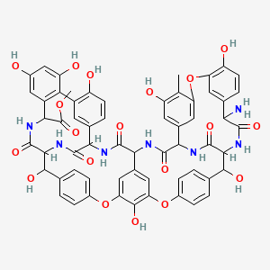 molecular formula C60H51N7O19 B12645367 Ristomycin A aglycone CAS No. 73201-25-9