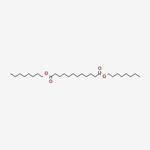 molecular formula C28H54O4 B12645377 Dioctyl dodecanedioate CAS No. 42233-97-6