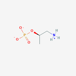(R)-1-ammoniopropan-2-yl phosphate(1-)