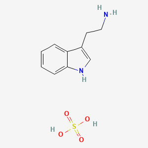 molecular formula C10H14N2O4S B12645409 1H-Indole-3-ethylamine sulphate CAS No. 34685-69-3