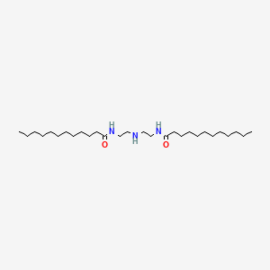 molecular formula C28H57N3O2 B12645428 N,N'-(Iminodiethylene)bis(dodecanamide) CAS No. 43161-97-3