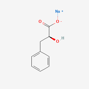 molecular formula C9H9NaO3 B12645432 Sodium (S)-3-phenyllactate CAS No. 57618-25-4