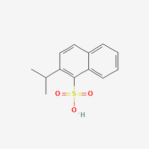 molecular formula C13H14O3S B12645465 Isopropylnaphthalenesulphonic acid CAS No. 31093-48-8
