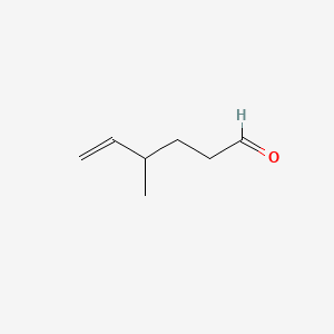 molecular formula C7H12O B12645487 4-Methylhex-5-enal CAS No. 68235-57-4