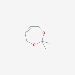 molecular formula C7H12O2 B126455 2,2-Dimethyl-4,7-dihydro-1,3-dioxepine CAS No. 1003-83-4