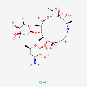 molecular formula C38H73ClN2O12 B12645505 Azithromycin monohydrochloride CAS No. 90581-30-9