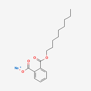 molecular formula C17H23NaO4 B12645514 Sodium nonyl phthalate CAS No. 94108-00-6