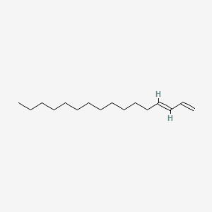 molecular formula C16H30 B12645532 Hexadecadiene CAS No. 54264-03-8
