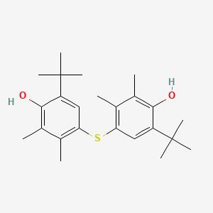 molecular formula C24H34O2S B12645556 4,4'-Thiobis(6-tert-butyl-2,3-xylenol) CAS No. 94021-13-3