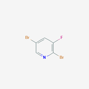 molecular formula C5H2Br2FN B126456 2,5-Dibromo-3-fluoropyridine CAS No. 156772-60-0