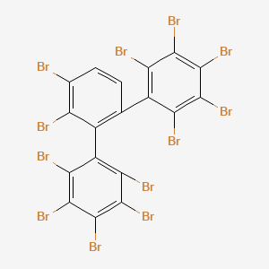 molecular formula C18H2Br12 B12645638 Dodecabromoterphenyl CAS No. 79596-31-9