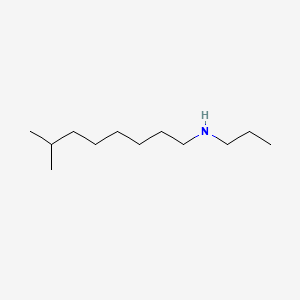 molecular formula C12H27N B12645674 N-Propylisononylamine CAS No. 35723-87-6
