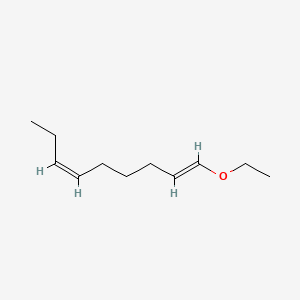 molecular formula C11H20O B12645675 (1E,6Z)-1-Ethoxynona-1,6-diene CAS No. 94088-11-6