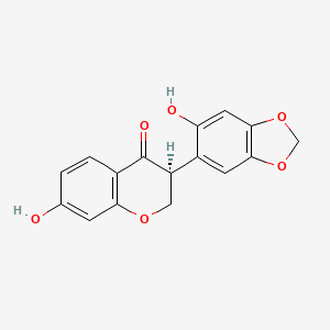 molecular formula C16H12O6 B1264568 (+)-Sophorol 