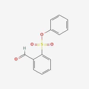 molecular formula C13H10O4S B12645693 Phenyl 2-formylbenzenesulfonate CAS No. 106939-91-7