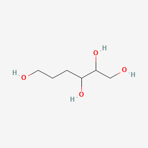 molecular formula C6H14O4 B12645697 Hexane-1,2,3,6-tetrol CAS No. 6663-27-0