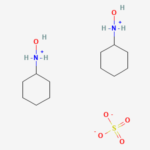 molecular formula C12H28N2O6S B12645702 cyclohexyl(hydroxy)azanium;sulfate CAS No. 93951-15-6