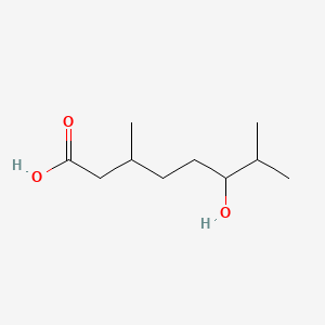 molecular formula C10H20O3 B1264578 6-Hydroxy-3,7-dimethyloctanoic acid CAS No. 57429-74-0