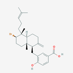 molecular formula C27H37BrO3 B1264579 Callophycoic acid G 