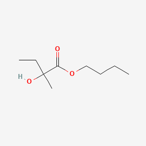 molecular formula C9H18O3 B12645804 Butyl 2-hydroxy-2-methylbutyrate CAS No. 71436-85-6