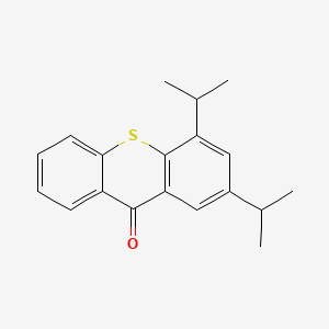 molecular formula C19H20OS B12645807 2,4-Bis(isopropyl)-9H-thioxanthen-9-one CAS No. 79044-56-7