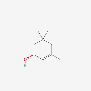 molecular formula C9H16O B12645837 Isophorol, (+)- CAS No. 80311-51-9