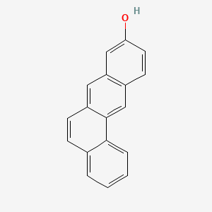 molecular formula C18H12O B12645877 Benz(a)anthracen-9-ol CAS No. 34570-62-2