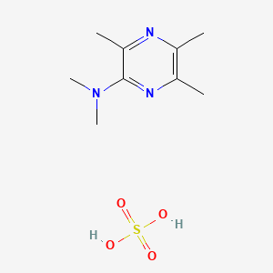 molecular formula C9H17N3O4S B1264589 Triampyzine sulfate CAS No. 7082-30-6