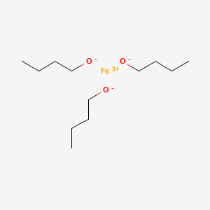 molecular formula C12H27FeO3 B12645895 Iron tributanolate CAS No. 7360-47-6