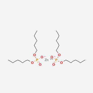 molecular formula C20H44O8P2Zn B12645910 Zinc tetrapentyl bis(phosphate) CAS No. 94275-95-3