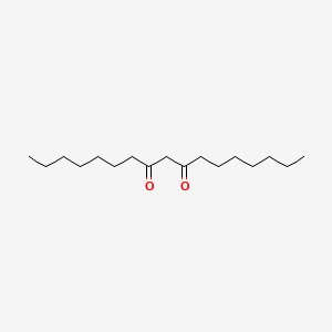 molecular formula C17H32O2 B12645916 Heptadecane-8,10-dione CAS No. 24514-84-9