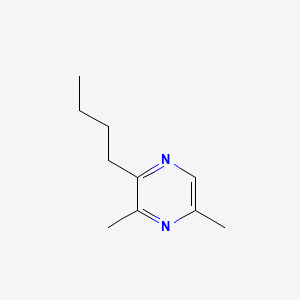 molecular formula C10H16N2 B12645919 2-Butyl-3,5-dimethylpyrazine CAS No. 50888-63-6