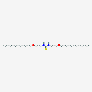 molecular formula C31H64N2O2S B12645953 1,3-Bis(3-dodecoxypropyl)thiourea CAS No. 6277-19-6