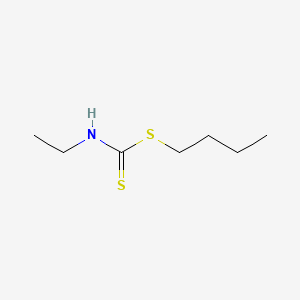 molecular formula C7H15NS2 B12645974 Butyl ethyldithiocarbamate CAS No. 83962-20-3
