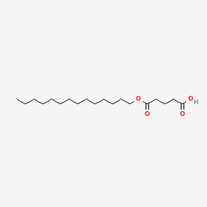 molecular formula C19H36O4 B12645977 Tetradecyl hydrogen glutarate CAS No. 94278-11-2