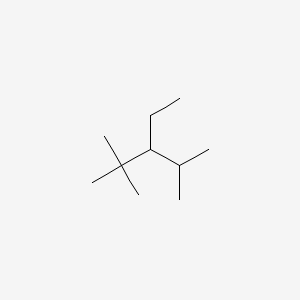 molecular formula C10H22 B12645991 3-Ethyl-2,2,4-trimethylpentane CAS No. 52897-18-4