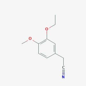 molecular formula C11H13NO2 B012646 3-Ethoxy-4-methoxyphenylacetonitrile CAS No. 103796-99-2